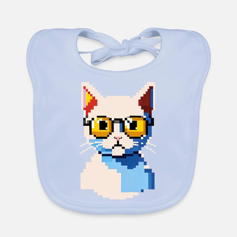 Pix le chat Bavoir bio Bébé
