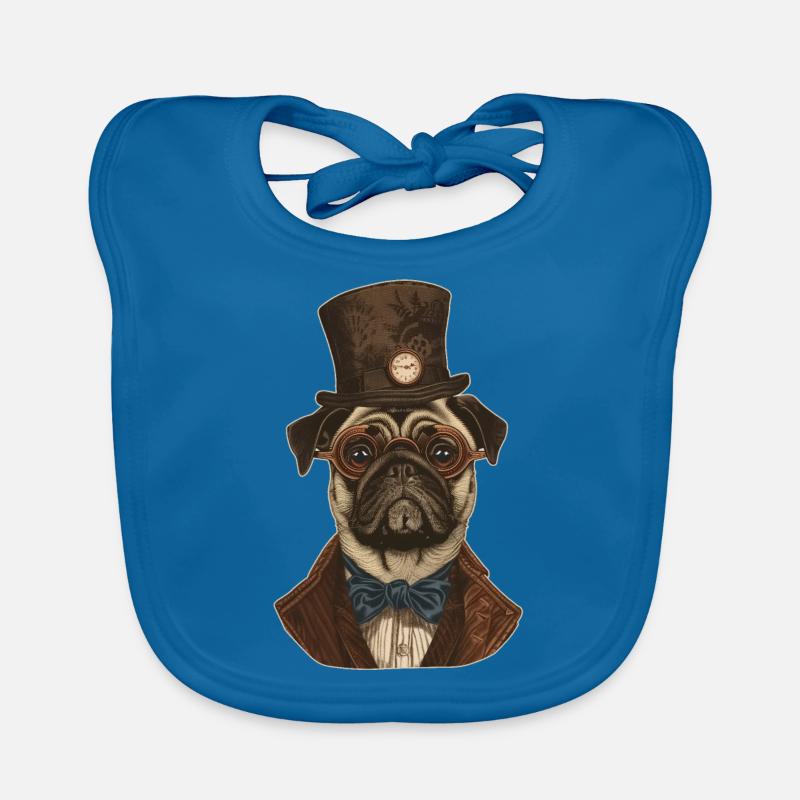 Carlin Steampunk Bavoir bio Bébé
