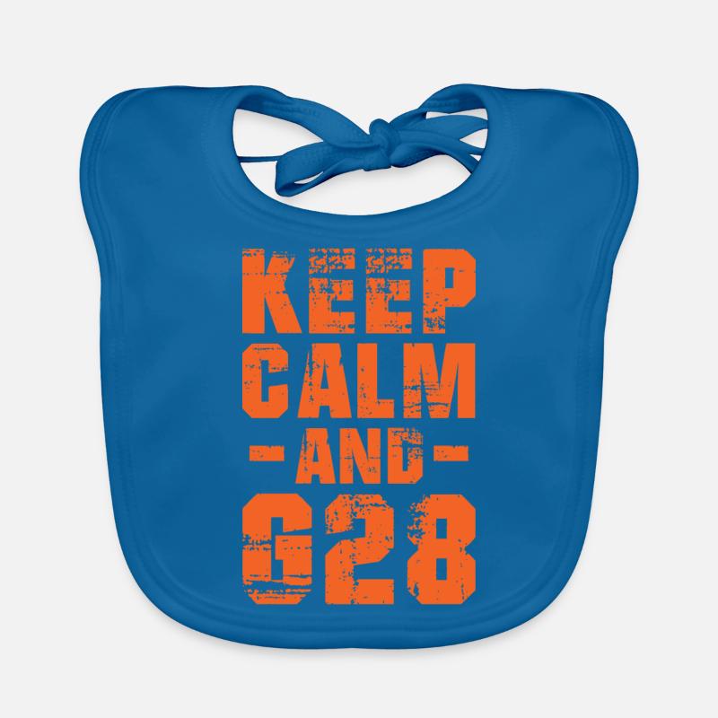 Keep Calm And CNC Machinist Engineer Baby Bio-Lätzchen