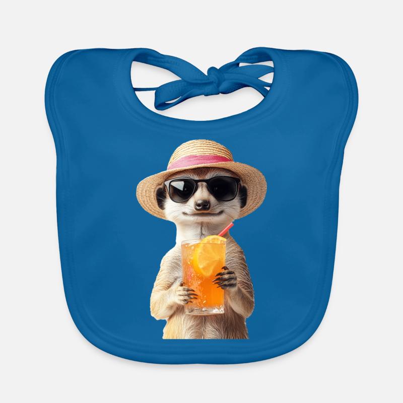 Erdmännchen Baby Bio-Lätzchen