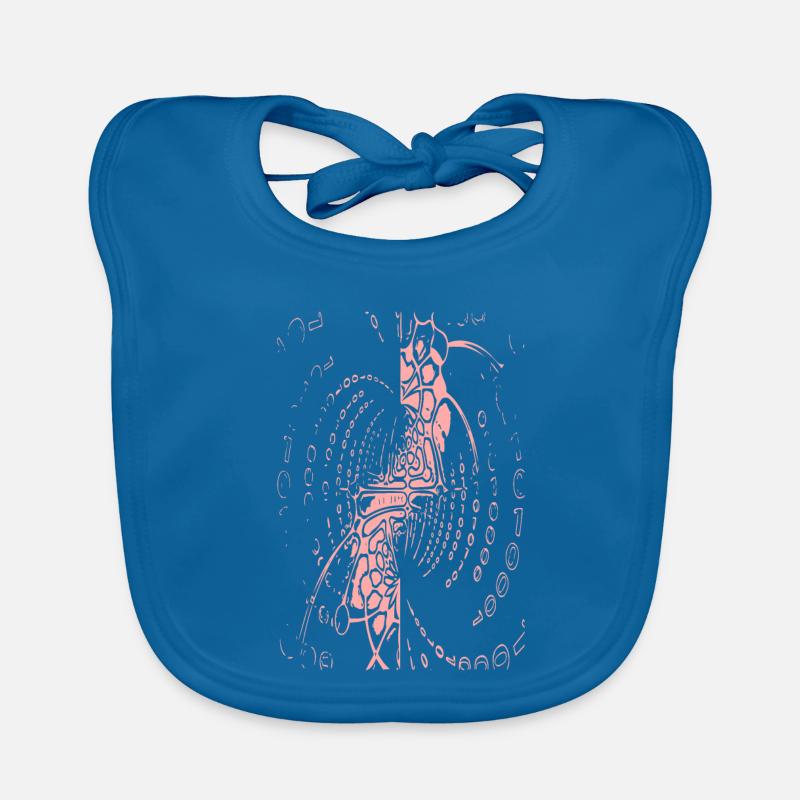 Spirale der Bytes: Meditationsfigur Baby Bio-Lätzchen