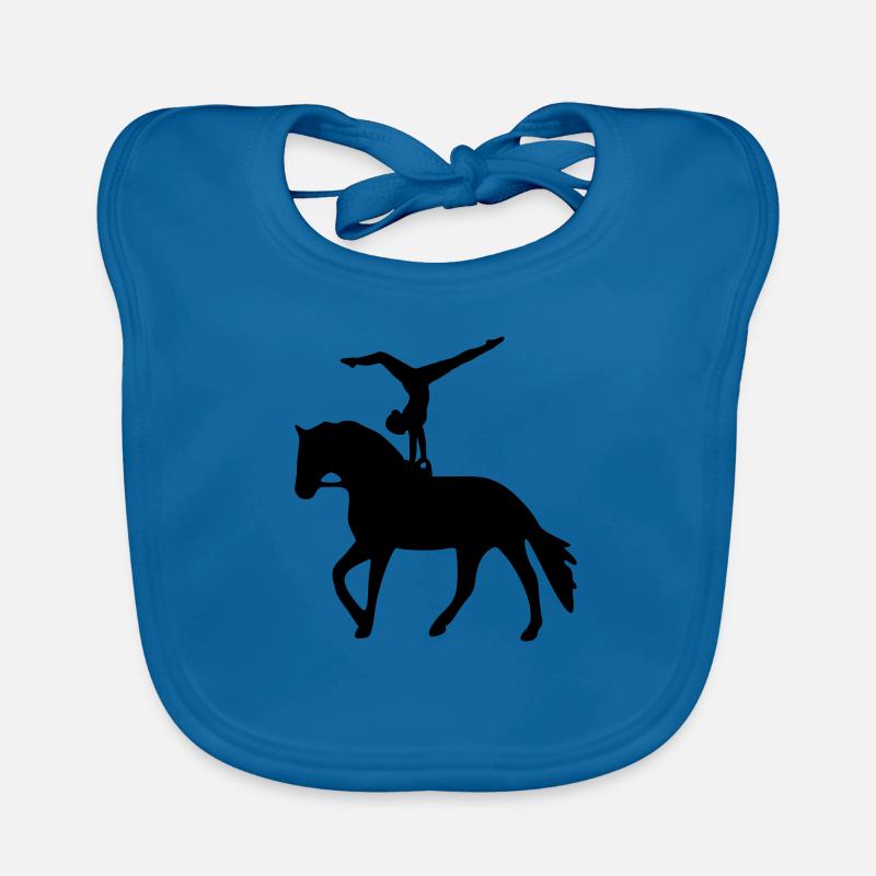 Individual vaulters handstand Organic Baby Bibs
