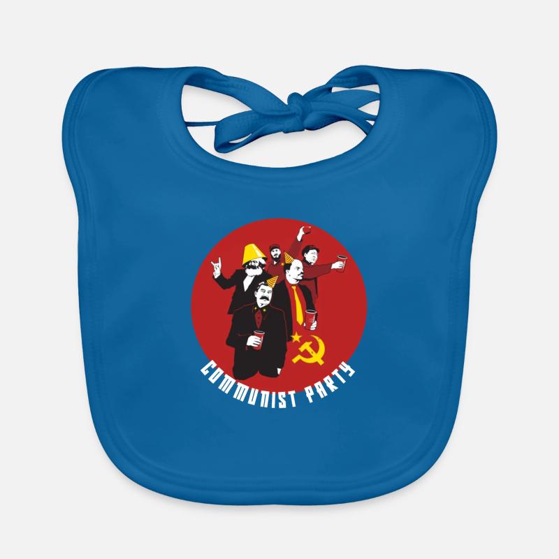 Fun tee communist Organic Baby Bibs