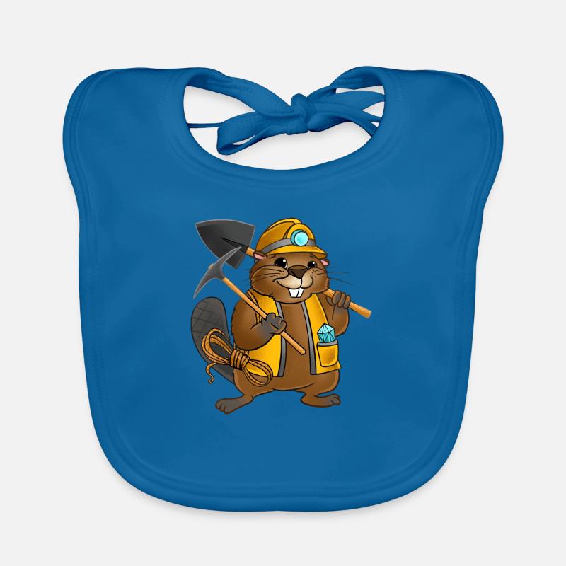 Mining Engineer Organic Baby Bibs