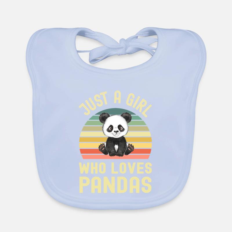 Panda Panda Ours Bavoir bio Bébé
