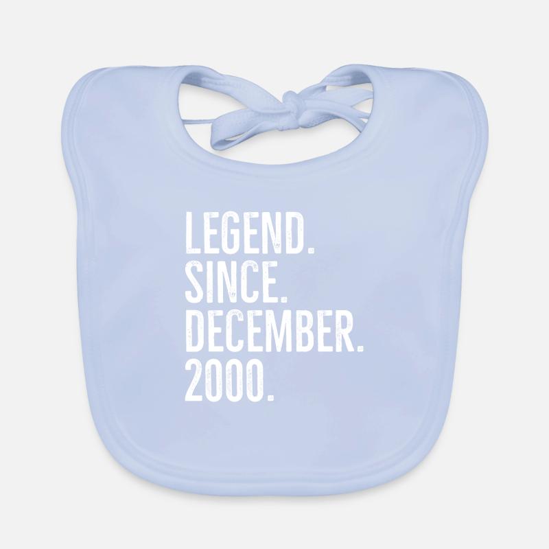 Légende depuis décembre 2000 Bavoir bio Bébé