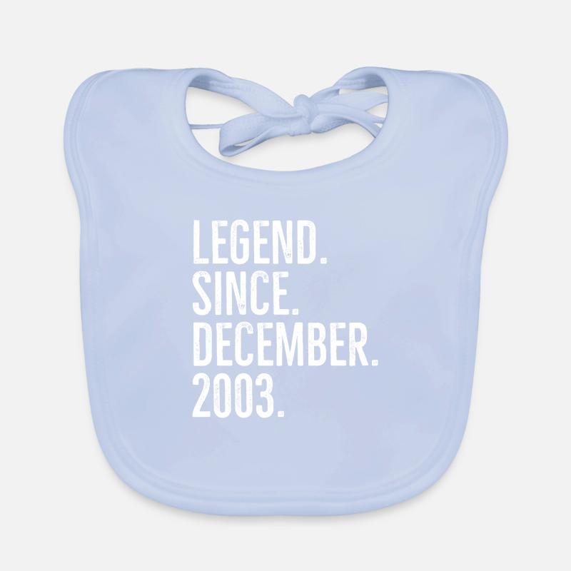 Légende depuis décembre 2003 Bavoir bio Bébé