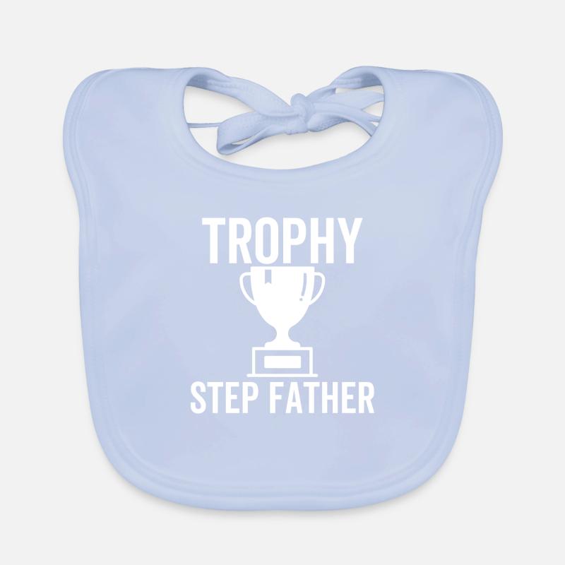 Trophy Step Father Organic Baby Bibs