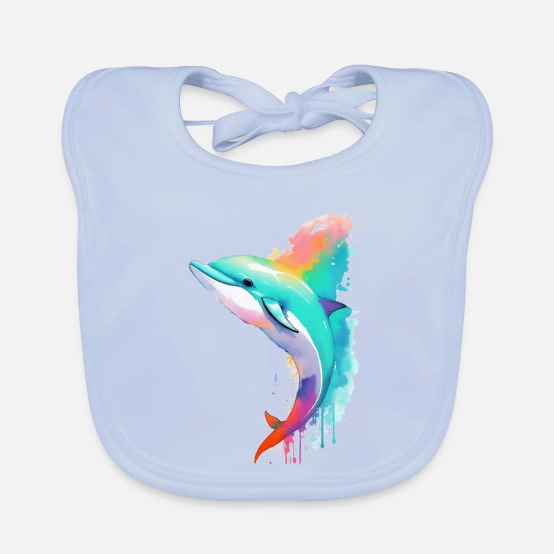 Delfin Baby Bio-Lätzchen