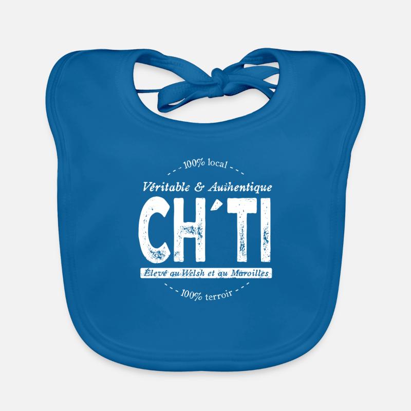 Véritable et authentique Ch'ti Bavoir bio Bébé