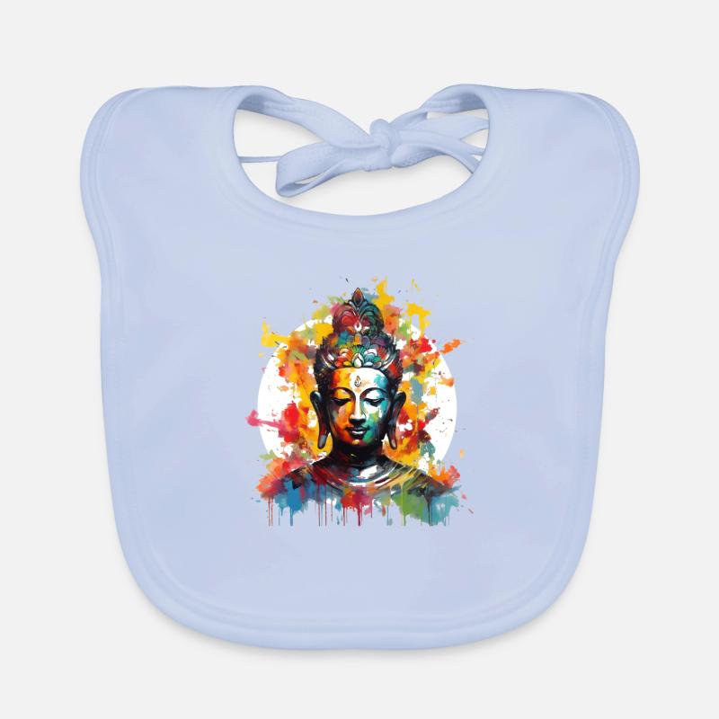 Meditazione Purezza Saggezza Compassione Dono Bavaglino ecologico per neonato