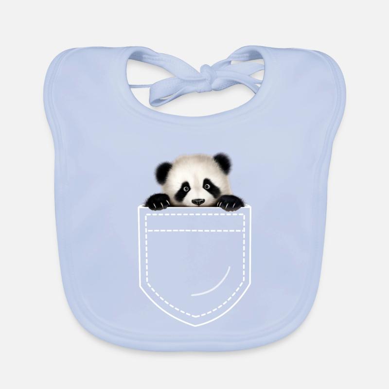 Panda Panda Ours Bavoir bio Bébé