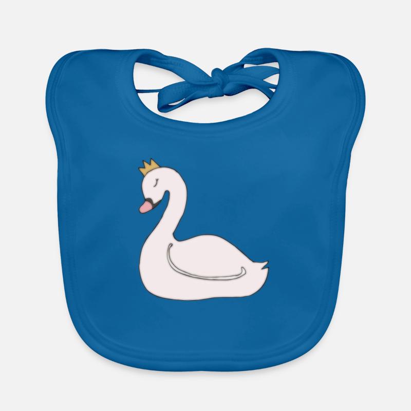 schwan schwanensee Baby Bio-Lätzchen