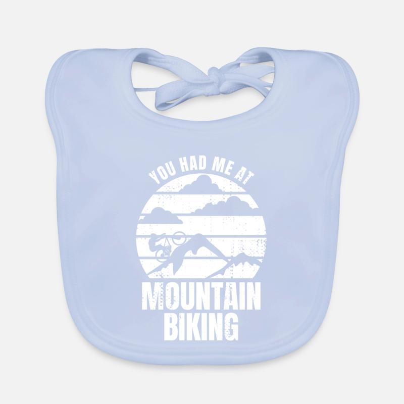 Mountainbikefahrer Baby Bio-Lätzchen