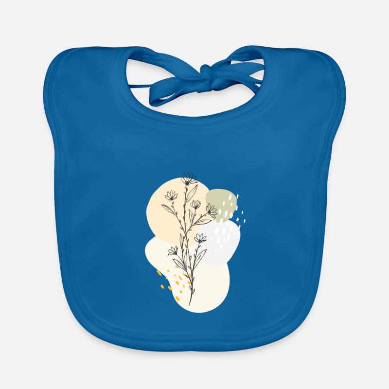 floral design Baby Bio-Lätzchen