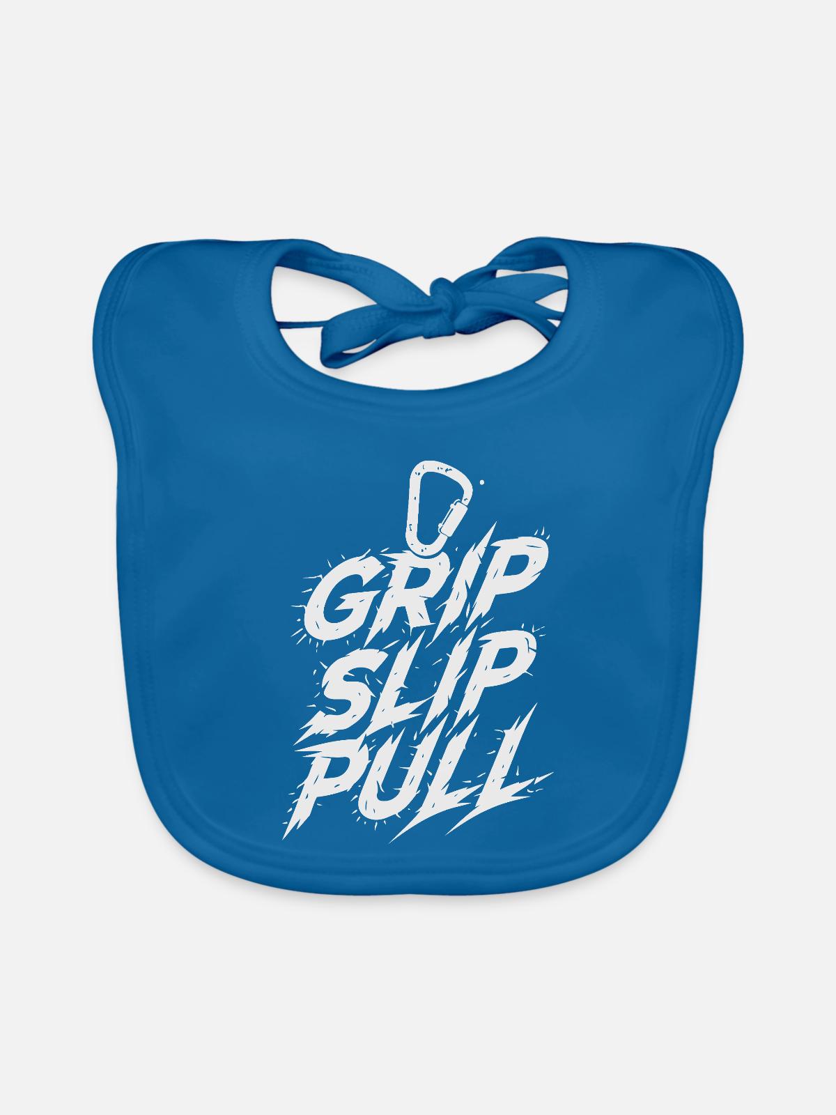 Grip Slip Pullover Urban Sparkles - Baby Bio-Lätzchen - Pfauenblau - Vorne