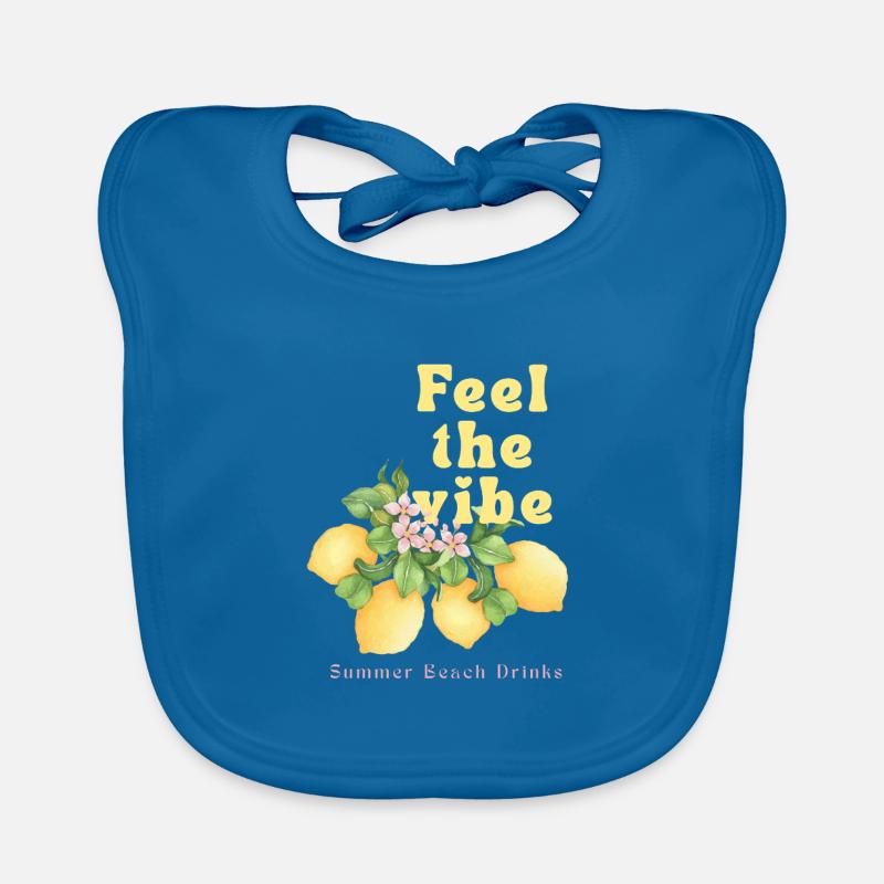 Feel the Vibe: Lemon Beach Drinks Organic Baby Bibs