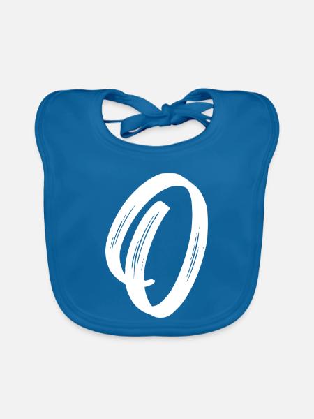 O - Baby Bio-Lätzchen - Pfauenblau