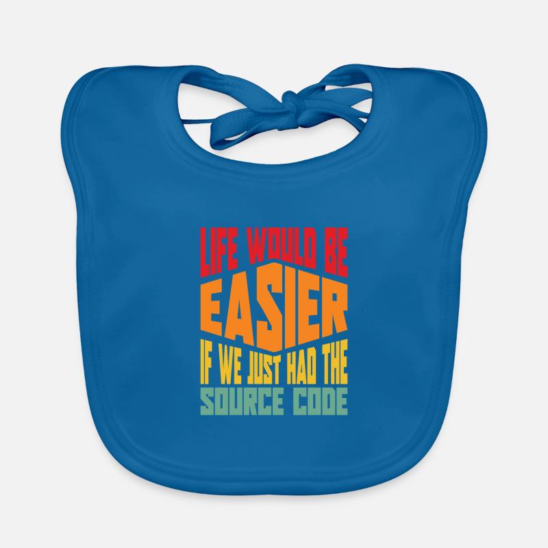 Programmer Coder Software Developer Organic Baby Bibs