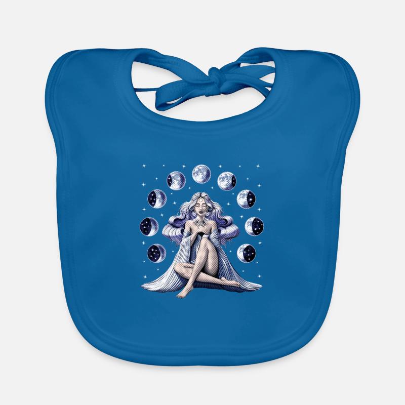 Déesse de la Lune Bavoir bio Bébé