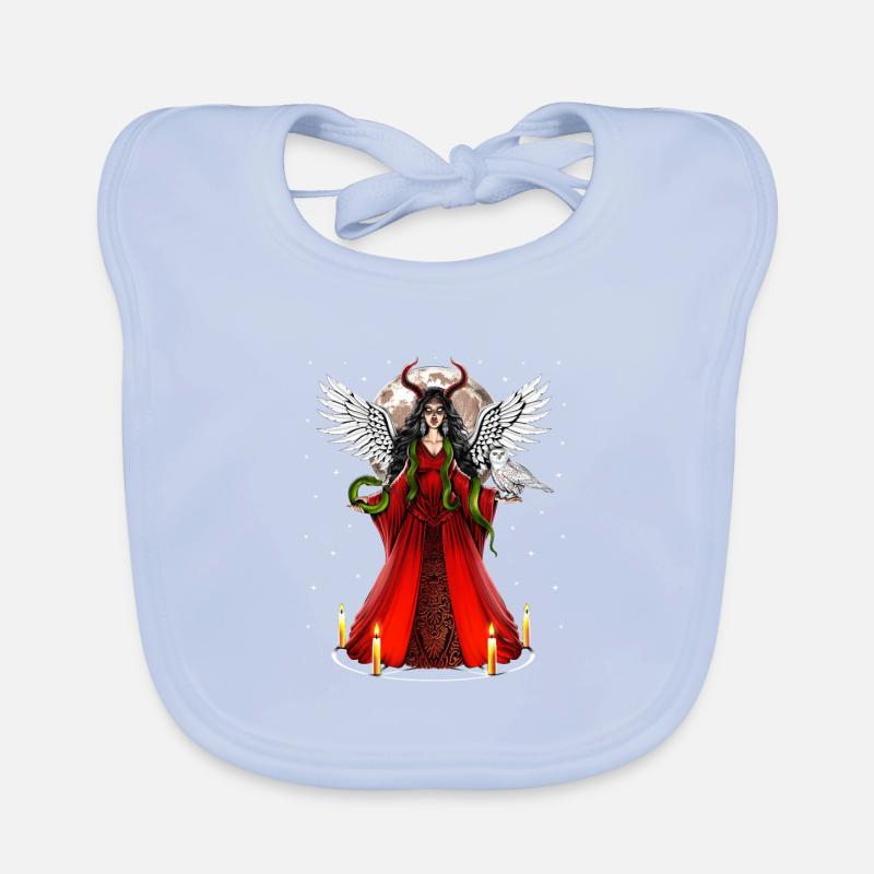Lilith Déesse païenne Bavoir bio Bébé
