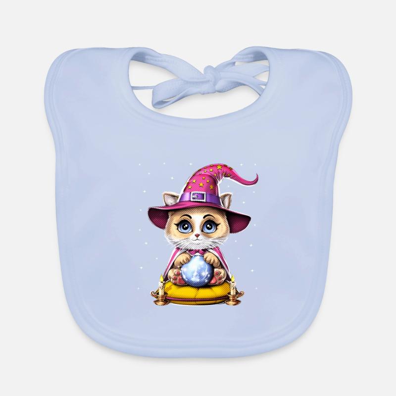 Diseuse de bonne aventure chat Bavoir bio Bébé