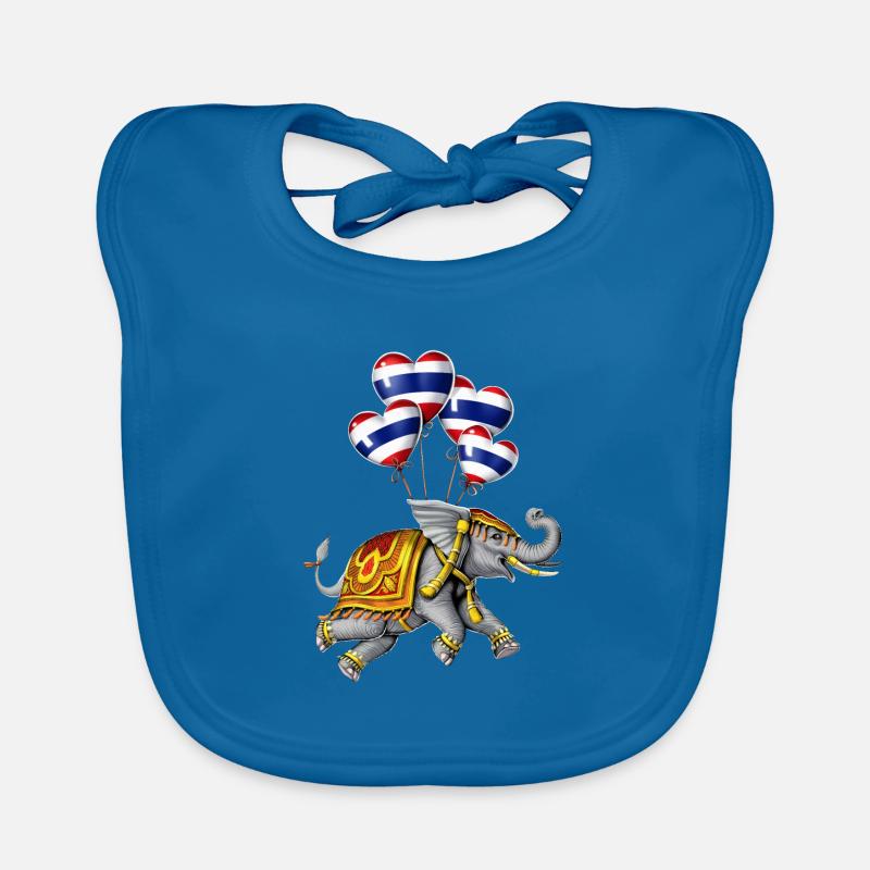 Thailand Elefant Baby Bio-Lätzchen