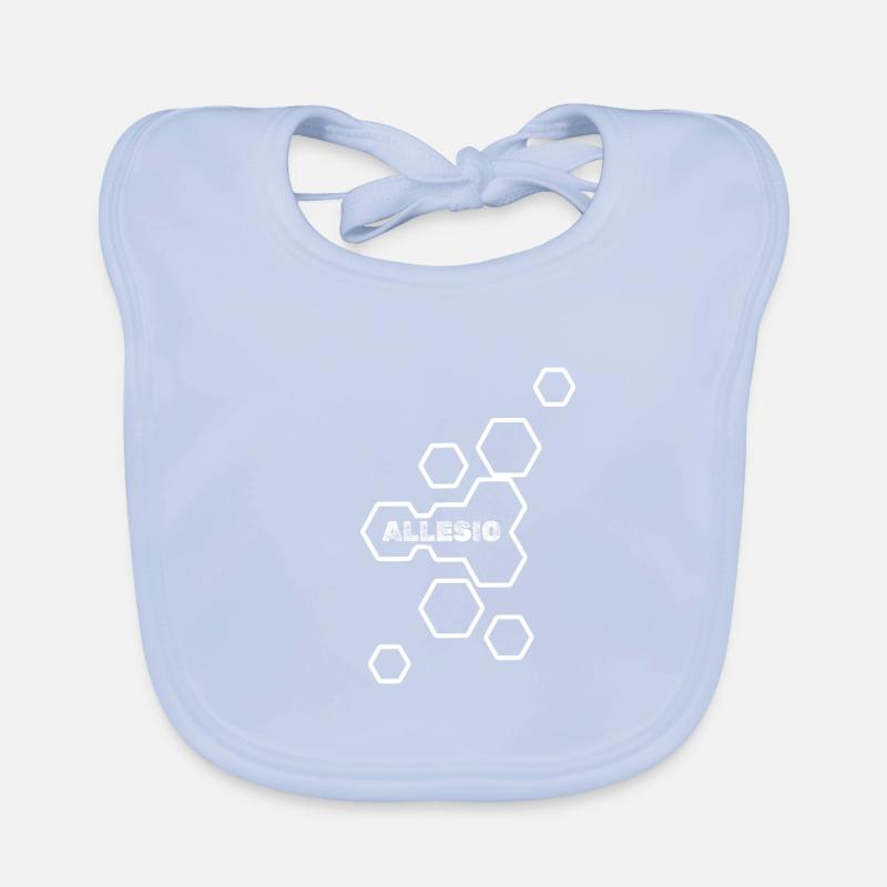 Allesio as a name Organic Baby Bibs