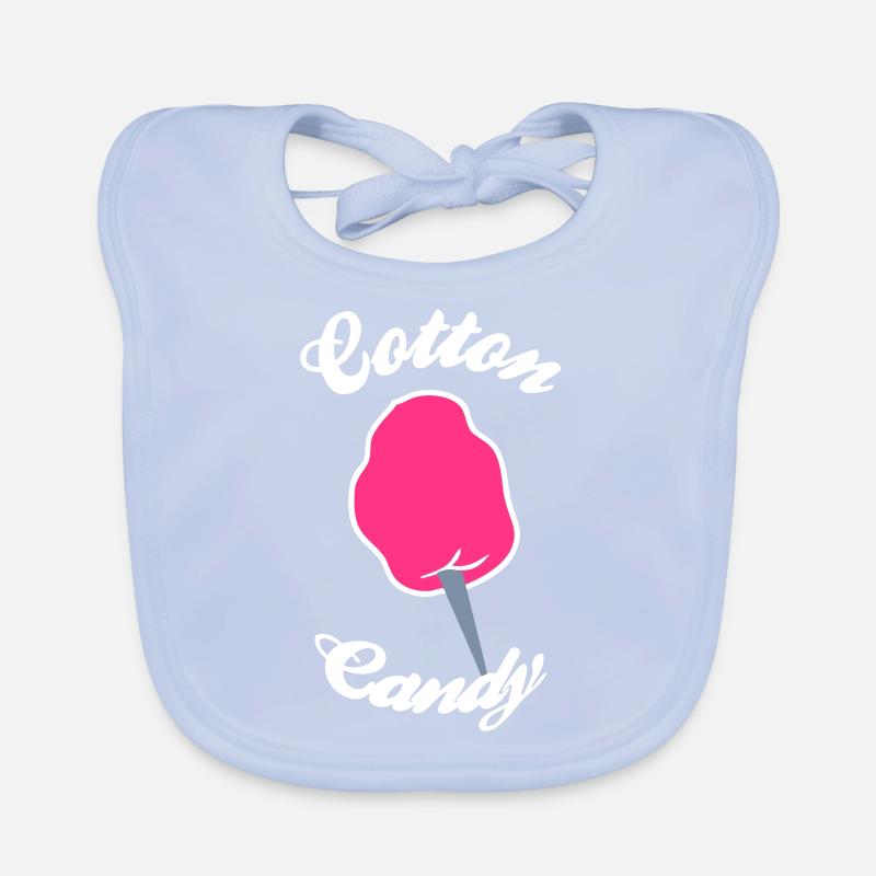 Zuckerwatte Baby Bio-Lätzchen