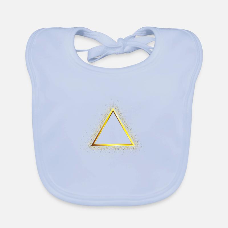 Triangle Or Bavoir bio Bébé