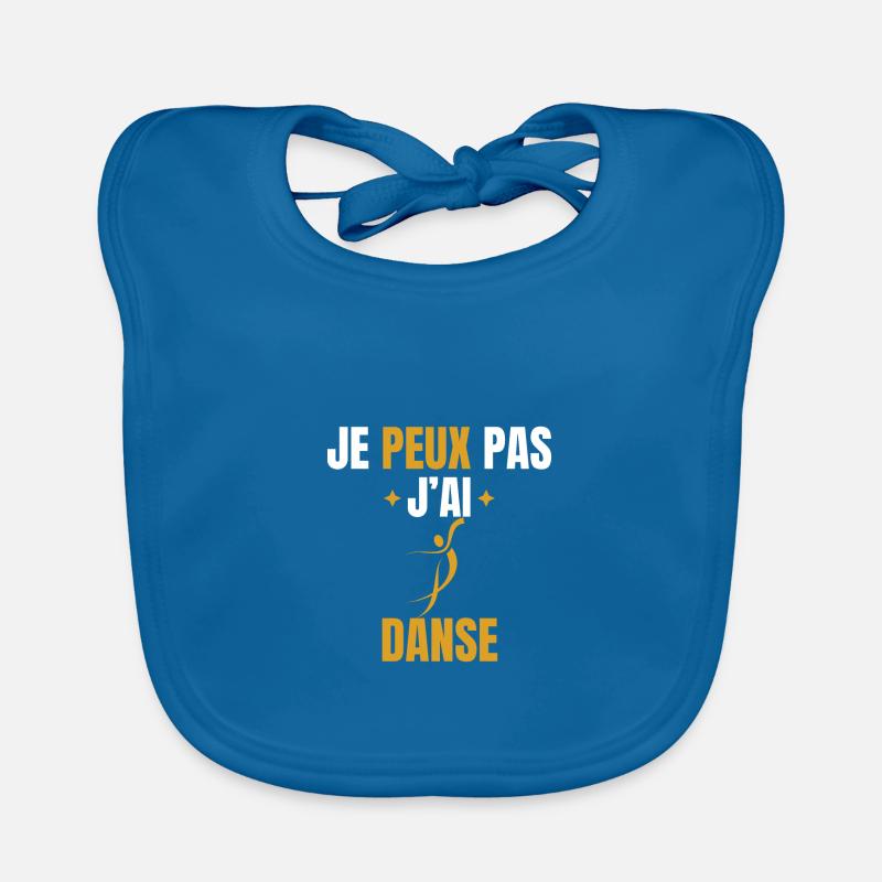 I can't I danced Organic Baby Bibs