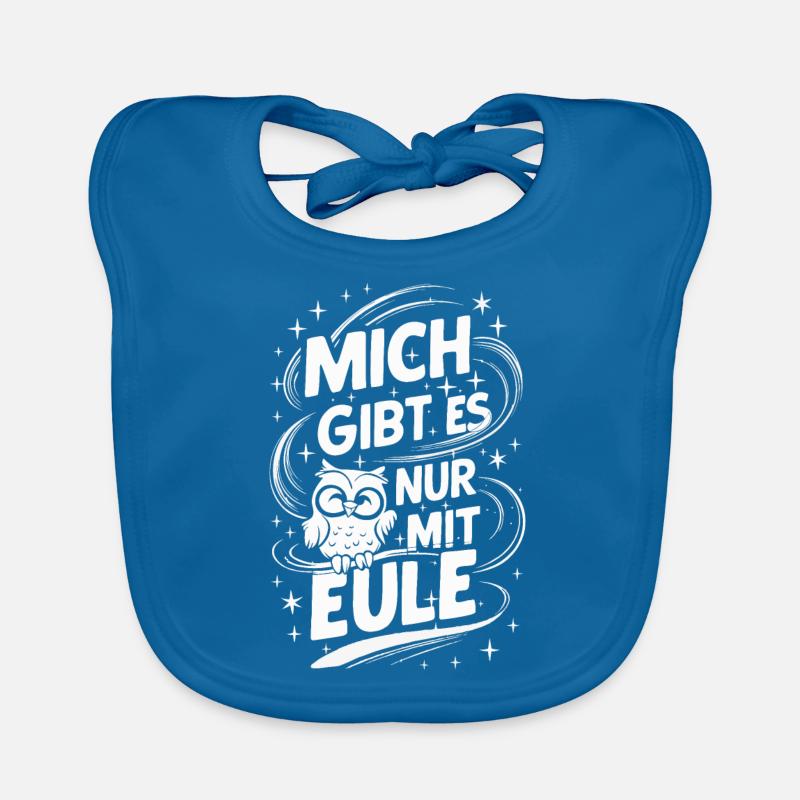 Night Owl Owl Owl Bird Organic Baby Bibs