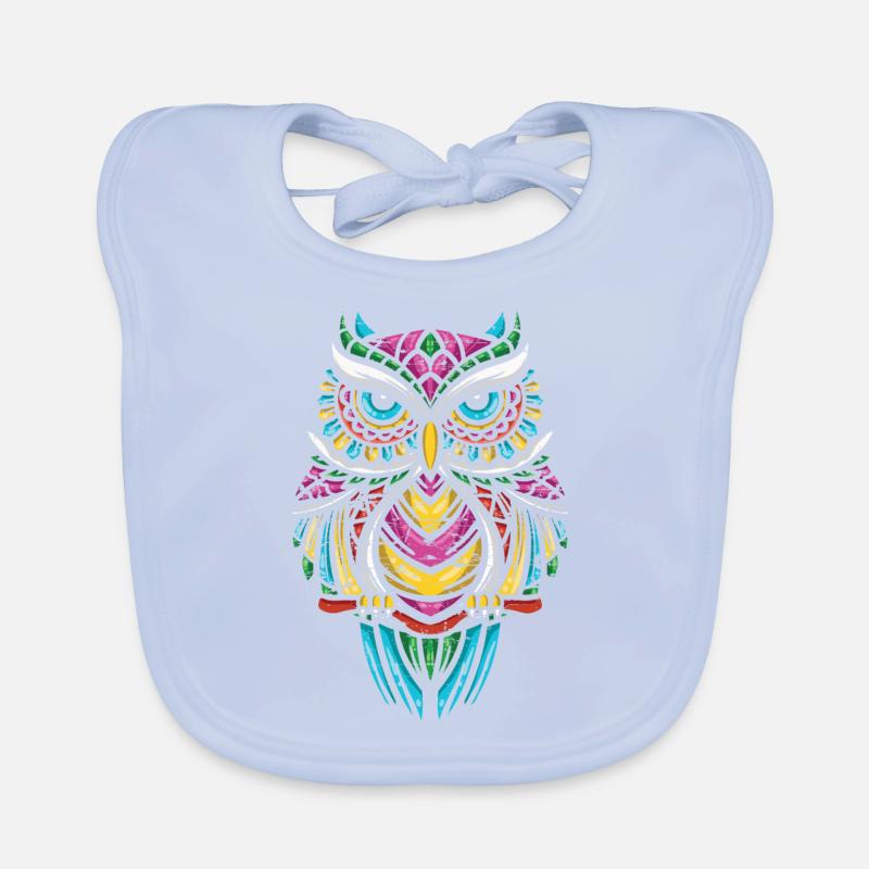 Eule Baby Bio-Lätzchen