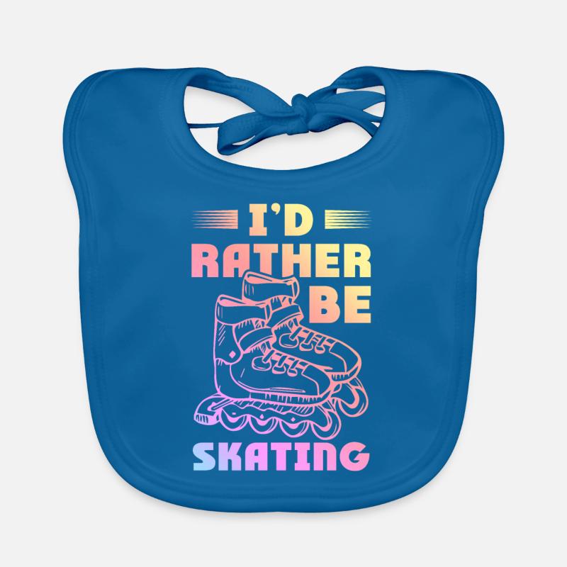 skating skate Organic Baby Bibs