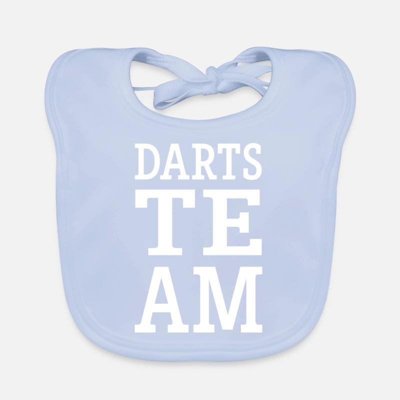 Équipe de fléchettes Bavoir bio Bébé
