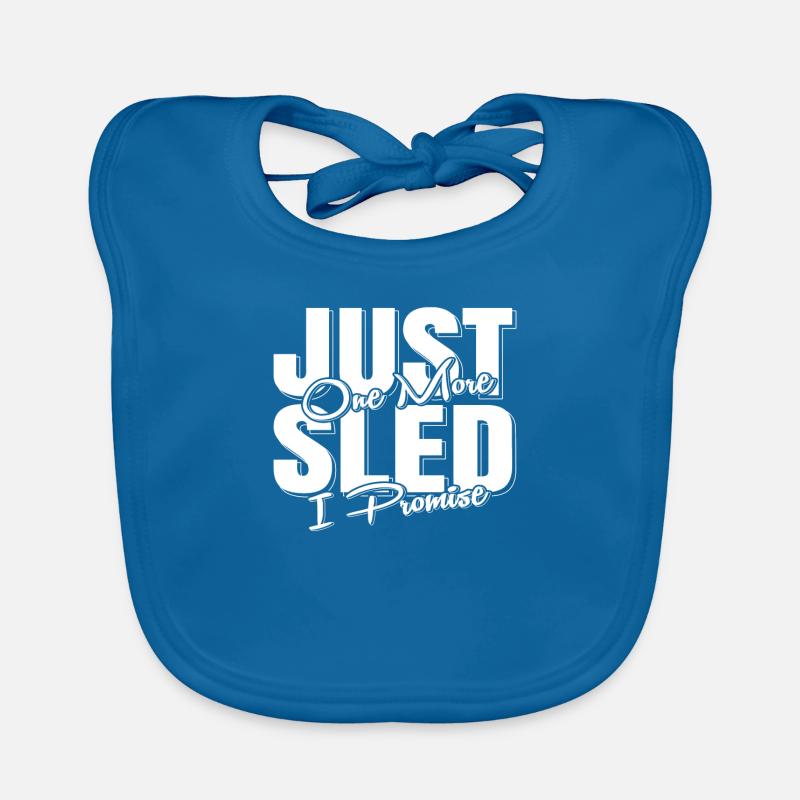 Luge toboggan sledge Organic Baby Bibs