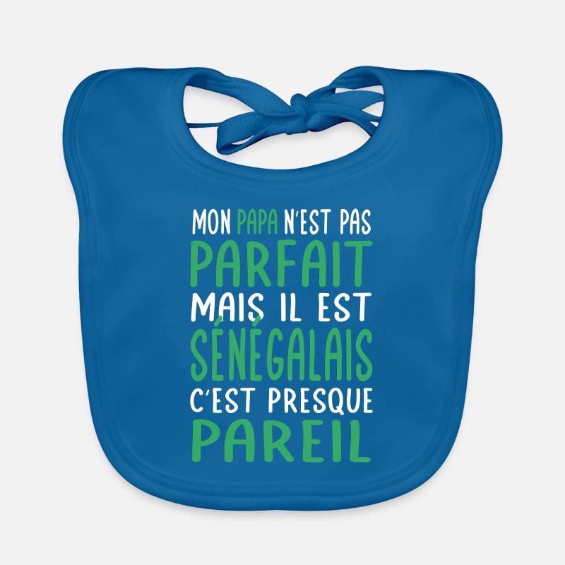Mon papa n'est pas parfait - Sénégalais Bavoir bio Bébé
