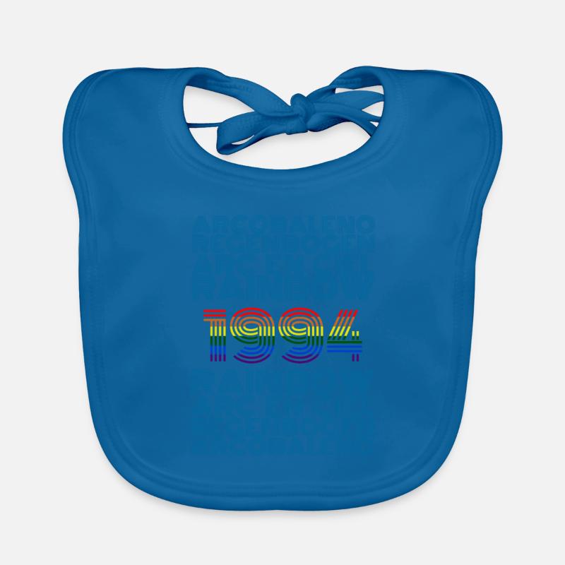 Regenbogen Rainbow arc en ciel 1994 Baby Bio-Lätzchen