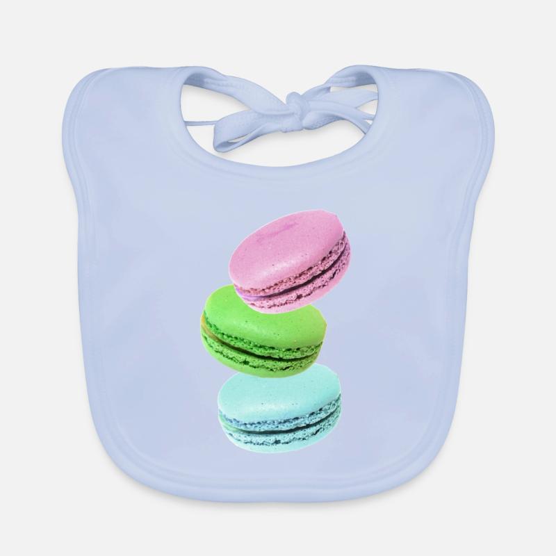 Macarons Baby Bio-Lätzchen