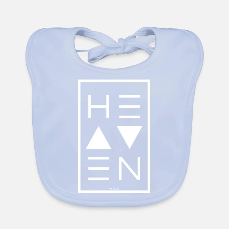 Ciel BLANC Bavoir bio Bébé