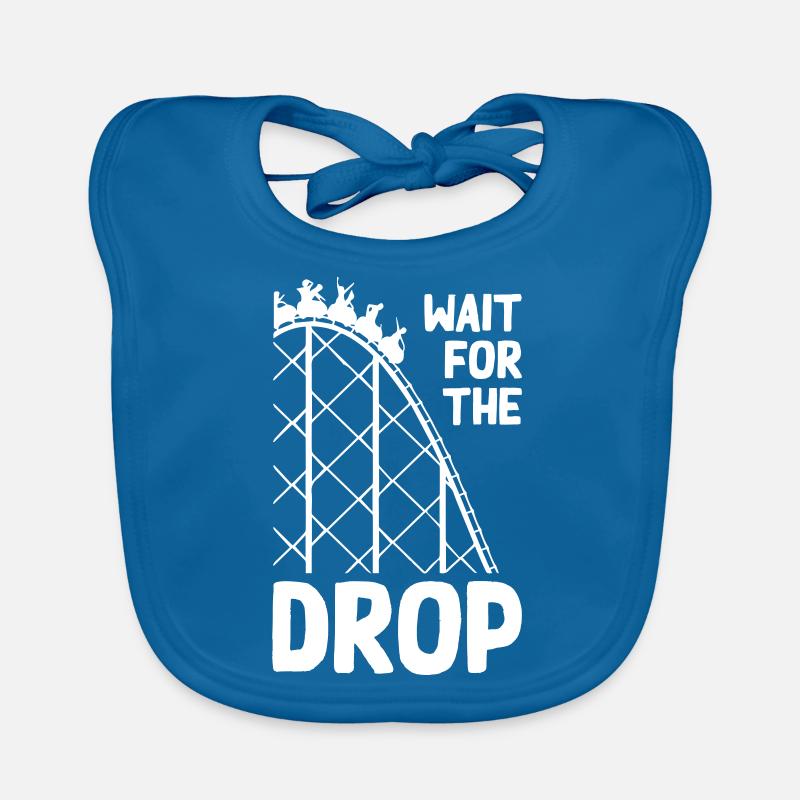 Wait For The Drop Roller Coaster Bavoir bio Bébé