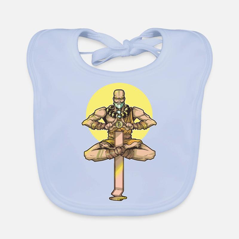 Bitcoin Monk Class RPG Jeu de rôle Table de table Bavoir bio Bébé