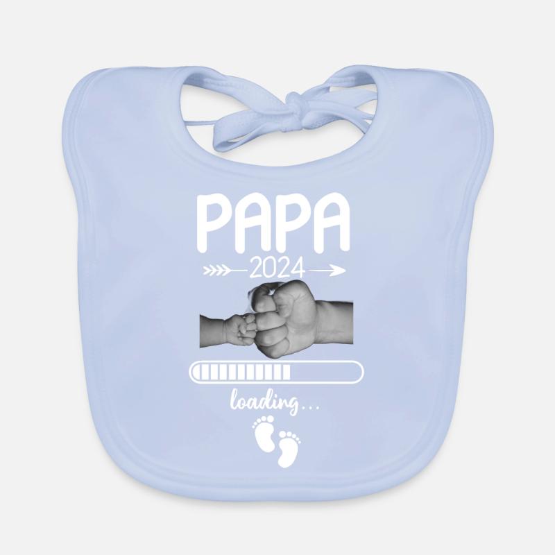 Papa 2024 Loading Baby Bio-Lätzchen