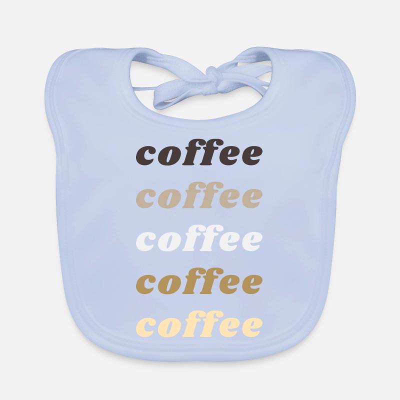 Coffee Organic Baby Bibs