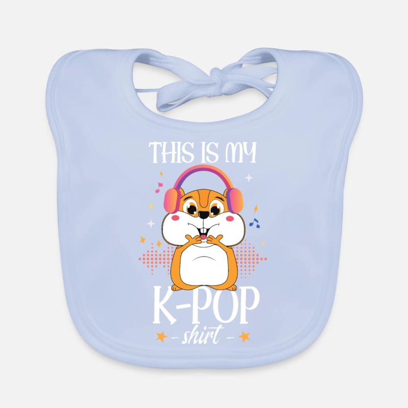 Hamster K-Pop Bavoir bio Bébé