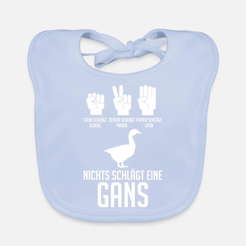 Gans Gänse Baby Bio-Lätzchen