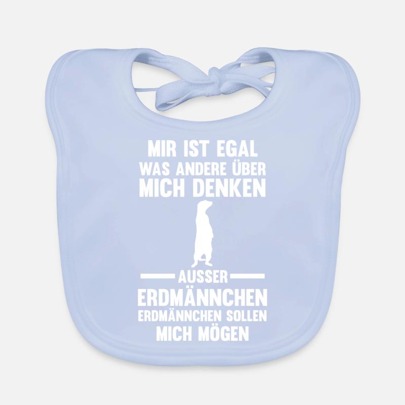 Erdmännchen Baby Bio-Lätzchen