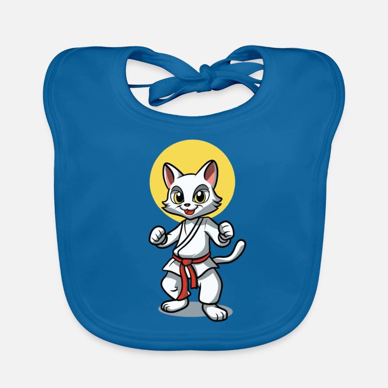 Chat de combat Bavoir bio Bébé