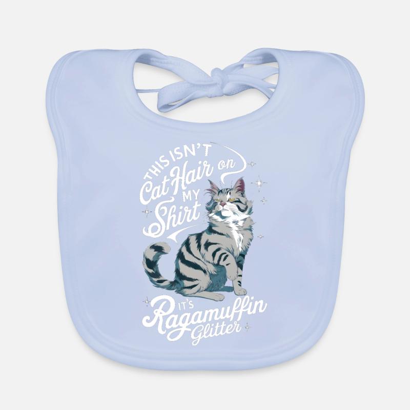Katze Ragamuffin Geschenk Baby Bio-Lätzchen