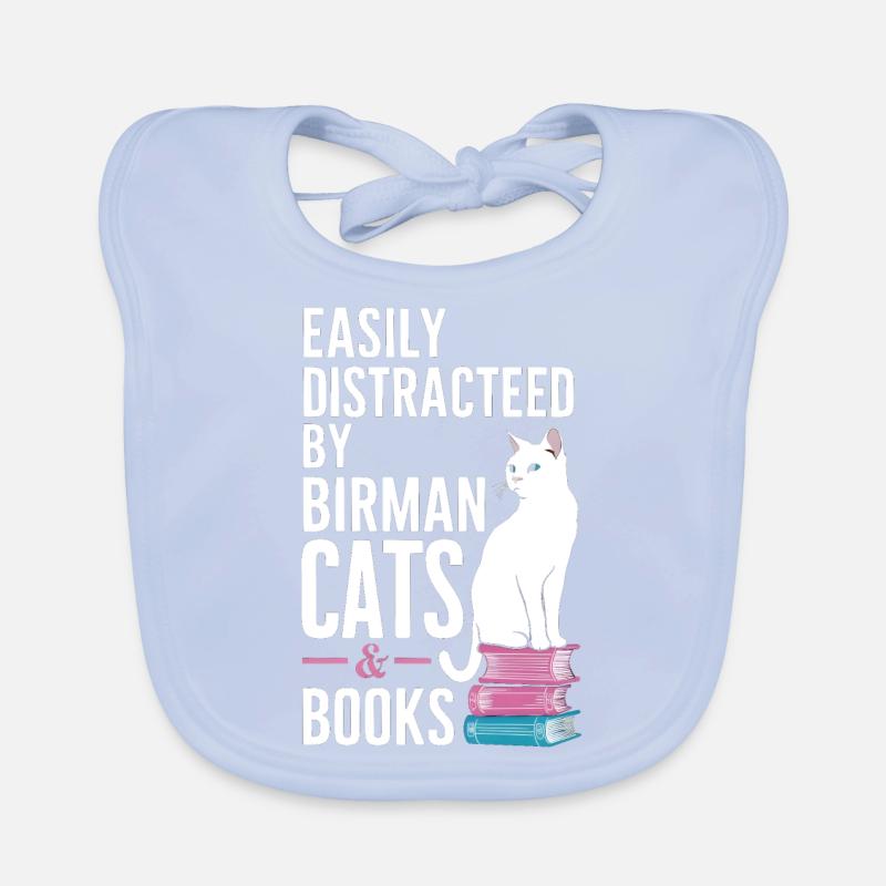 Katze Birma Geschenk Baby Bio-Lätzchen